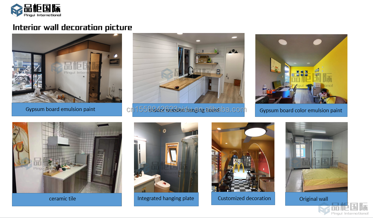 Modern Design 20ft/40ft Luxury Fabricated House Prefab Shipping Container Home Houses EU Portable 20ft Expandable House