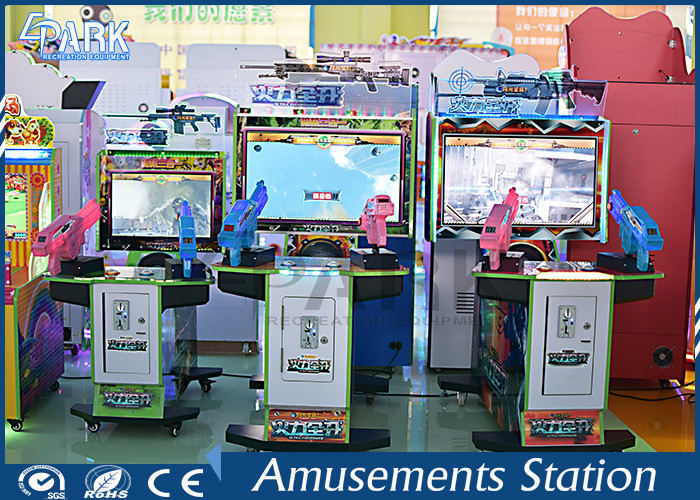 42 Inch Fire Power Arcade Shooting Games / Stand Up Arcade Machine For Entertainment