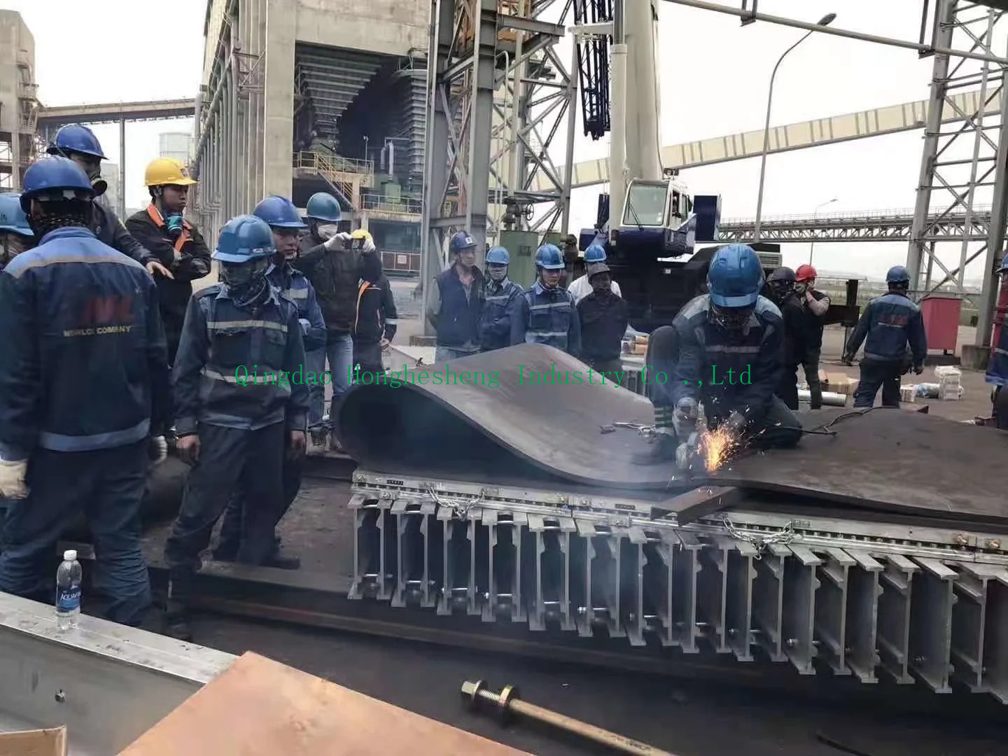Mining Conveyor Belt Vulcanizing Press Machine With Electric Pump
