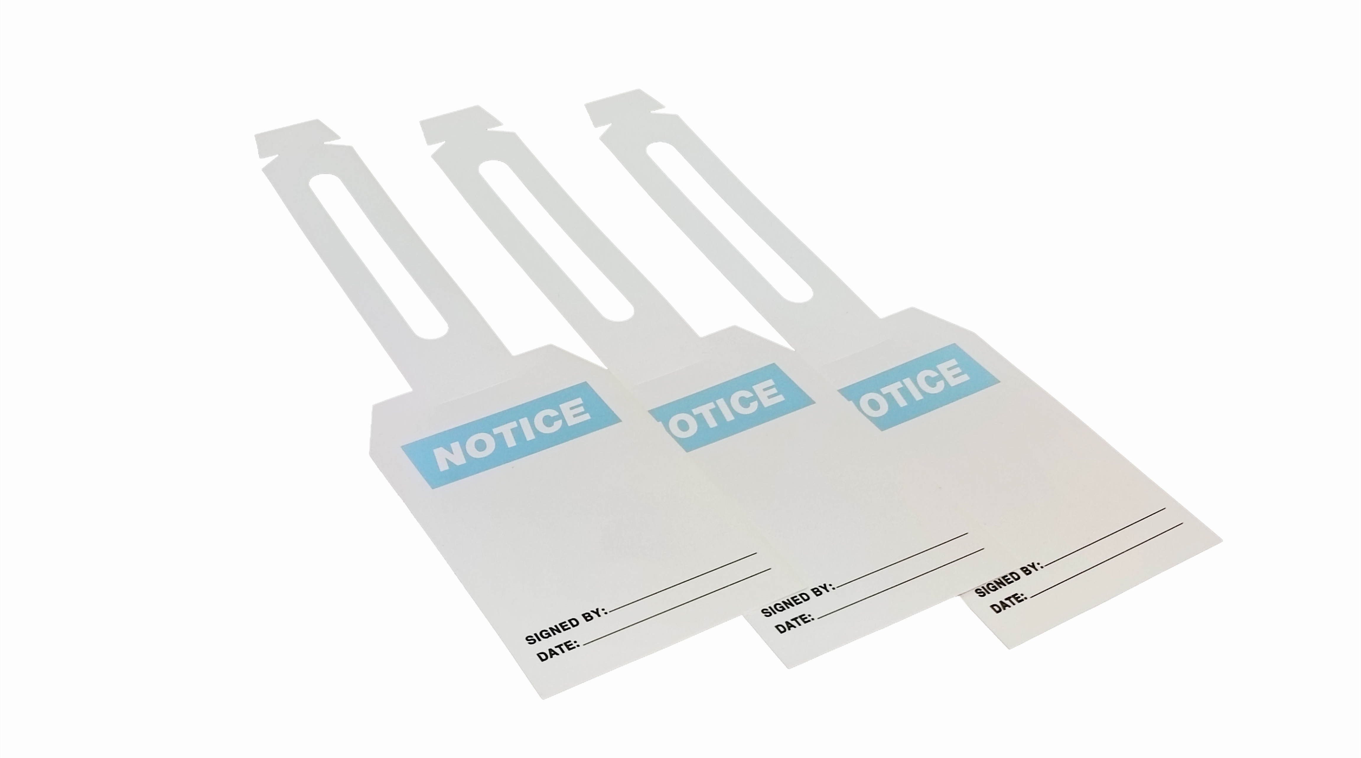 Industrial Plastic Safety Tag with Customized Logo