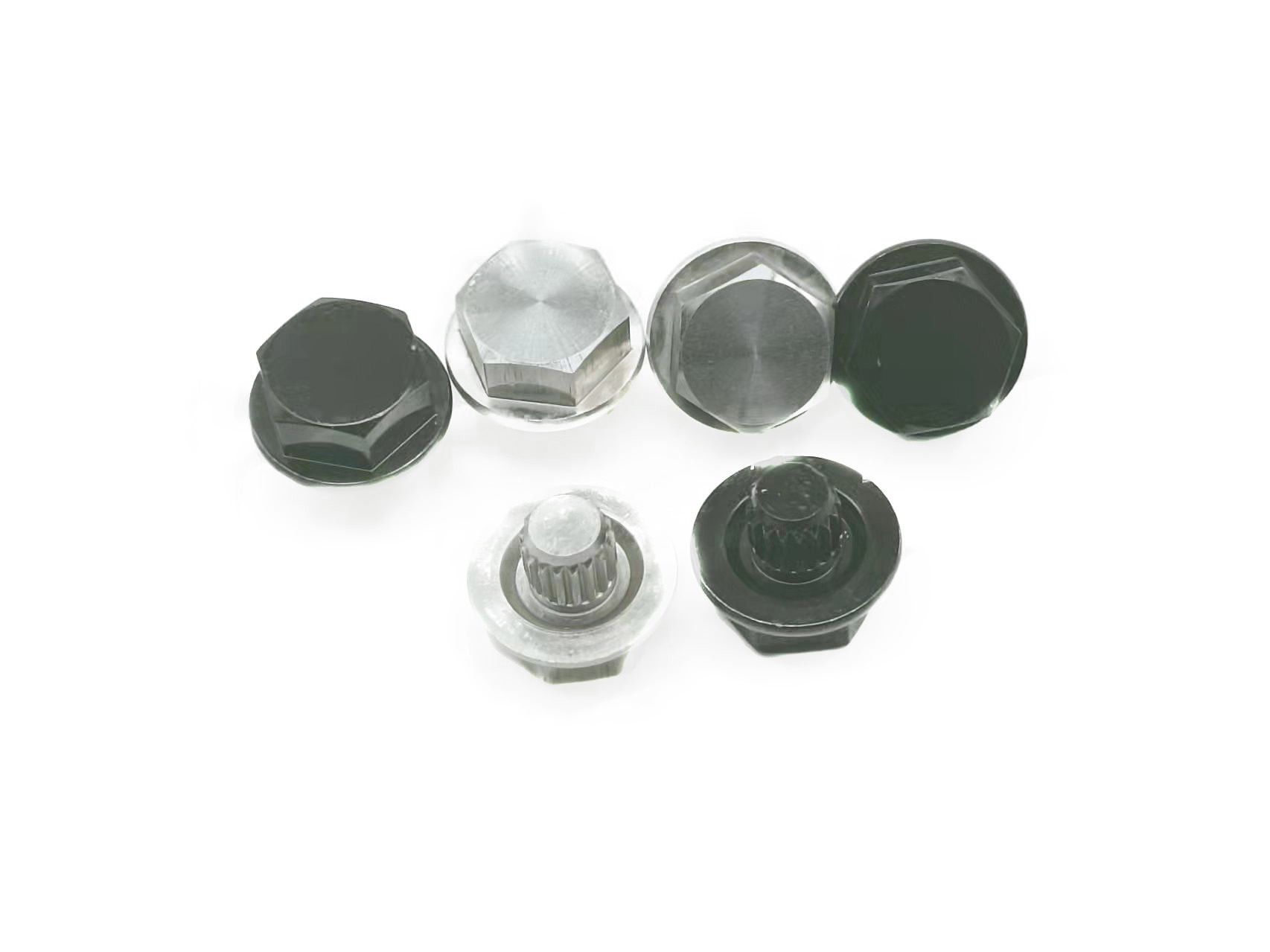 Aluminum Electrophoretic Swimming Black Car Wheel Modified Decoration Rivets