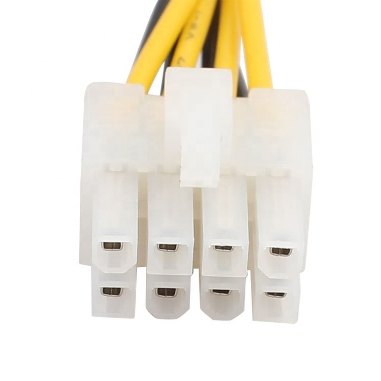 4 Pin Female to 8 Pin Male ATX Motherboard CPU Power Supply Extension Cable