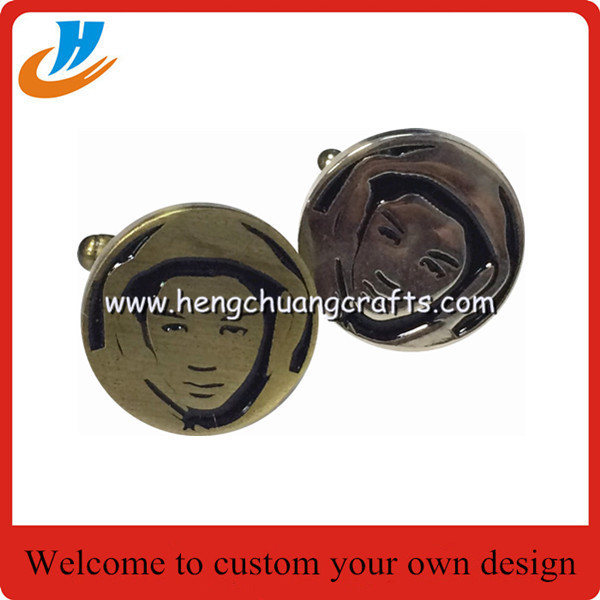 High Quality Custom Cufflink/silver cuff links for Men/Shirt Cufflinks for men