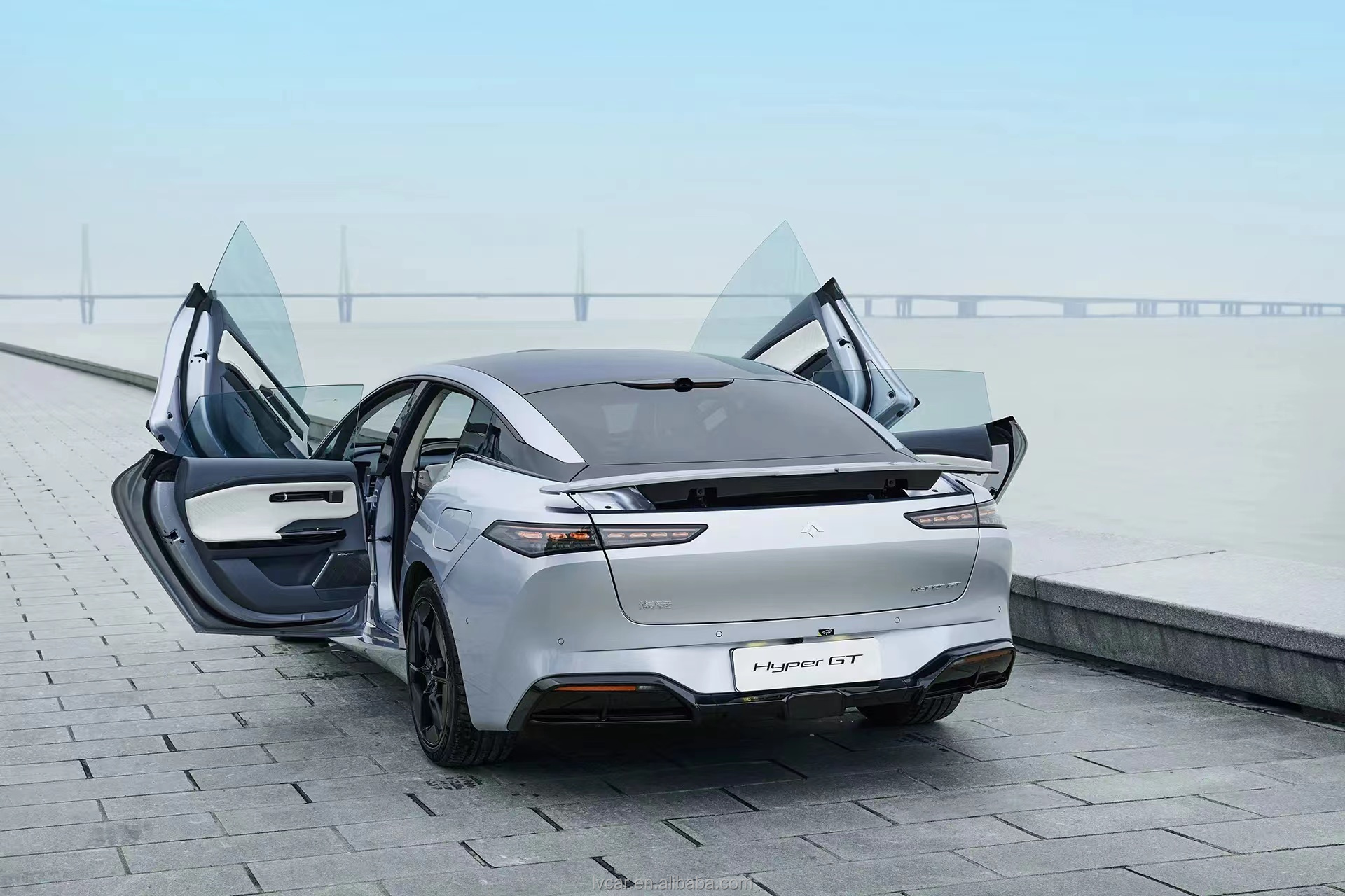 2022 GAC Aian Top Luxury Cars Featuring Panoramic Sunroof and Front 4 Rear 2 Radar