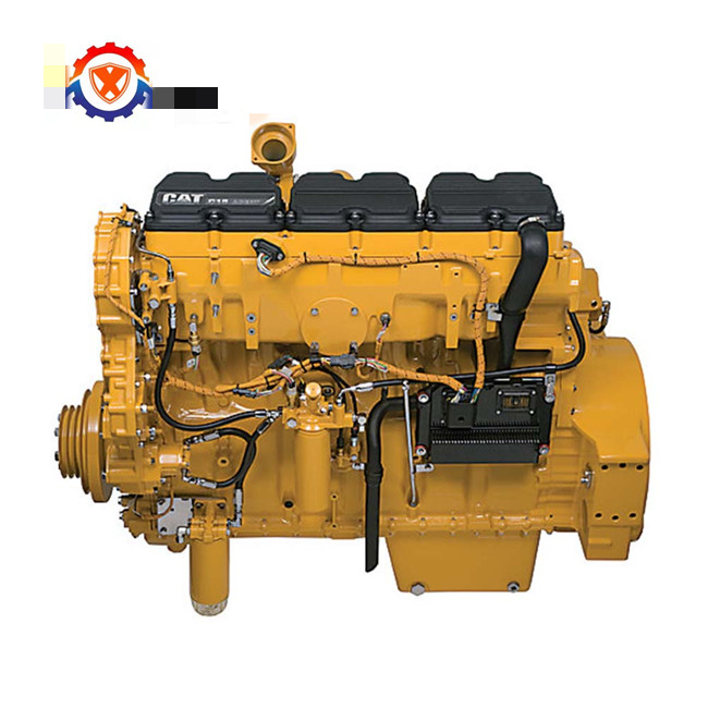 Original CAT C18 Diesel Engine Completely Stripped Acid Bathed