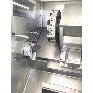 Double Spindle Y Axis Power Turret High Efficiency Machining Tool