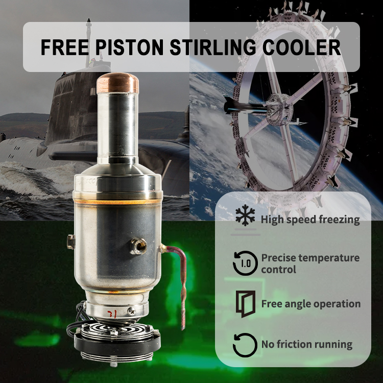 Stirling Cooling Technology FPSC -130C Stirling Cooler -145C to 25C Temperature Range