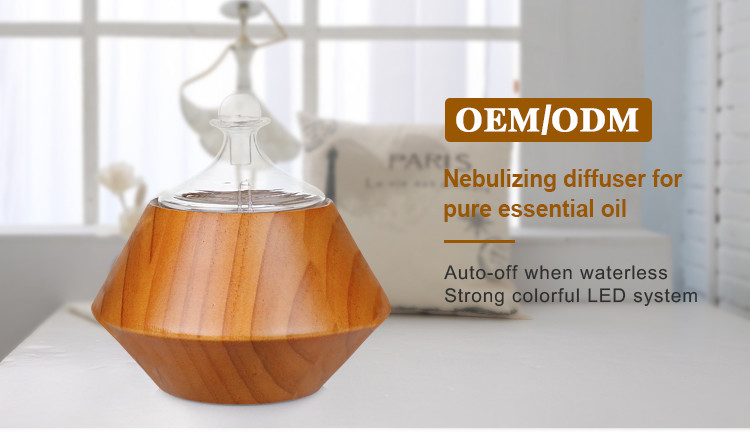 RoHS 30ml Essential Oil Wood Home Hotel Fragrance Diffuser Waterless