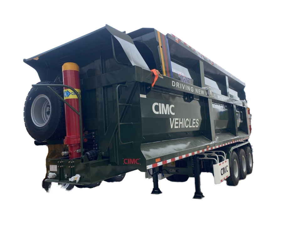 CIMC Second hand New Design Tipper Dump Semi-Trailer