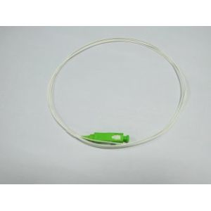 China White cable SC APC SM SX 0.9mm White Fiber Optic Pigtail for Video Transmission , Data Transmission on sale