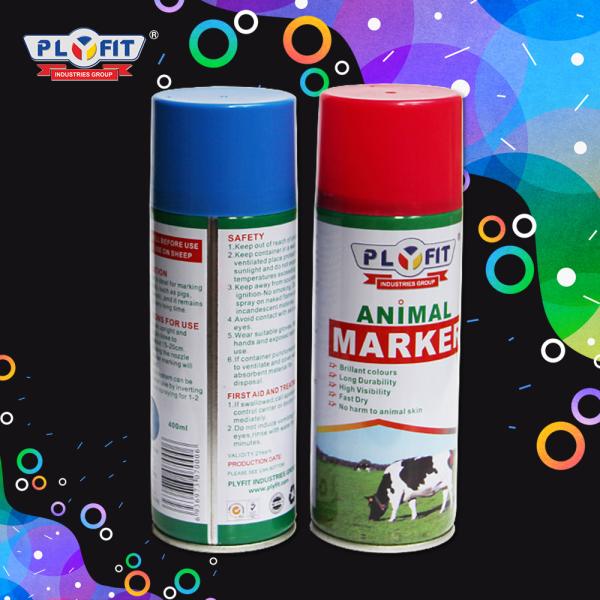 Quality 500ml Animal Marker Spray Florescent Color Oil Paint For Sheep Cattle Identification for sale