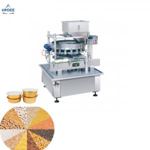  Good taste bowl type oatmeal  wheat grain filling and sealing machine line Manufactures