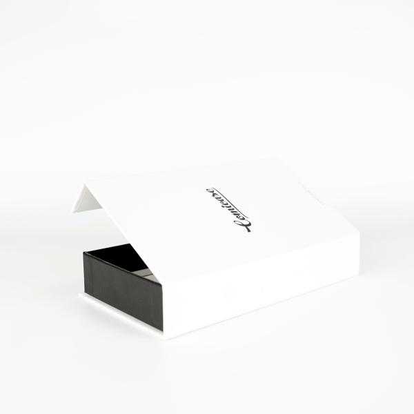 Custom Flip Rigid Cardboard Paper Boxes , Mobile Phone Case Packaging Gift Box