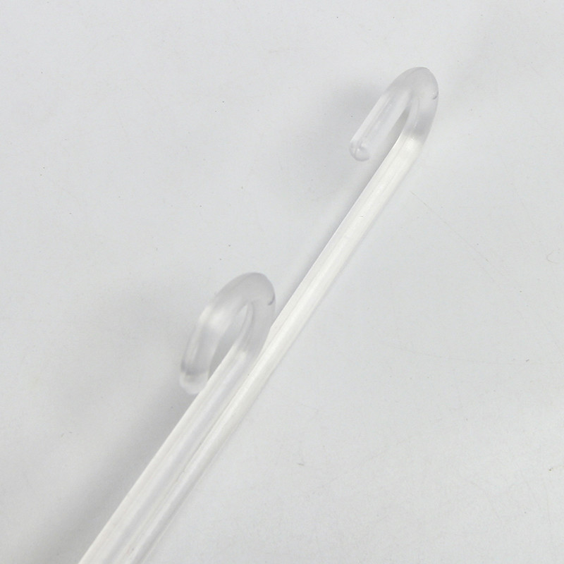 105mmx23mm Recyced White PE Sock Clothes Hanger For Drying Dispaly