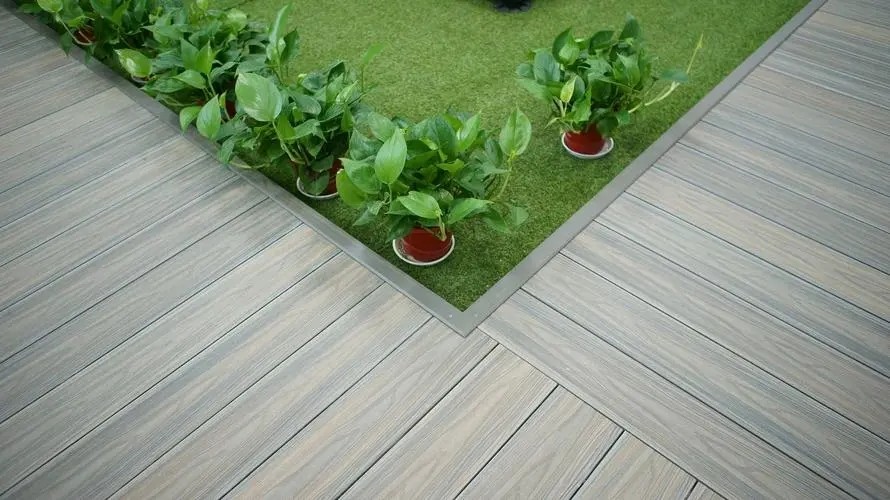 Wpc Outdoor Flooring Decking Wood Plastic Composite Decorative Exterior Outdoor Fluted Wpc Panel Board