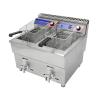 Buy cheap 220V Double-tank Gas Deep Fryer Machine for Fast Food Restaurant Stainless Steel from wholesalers