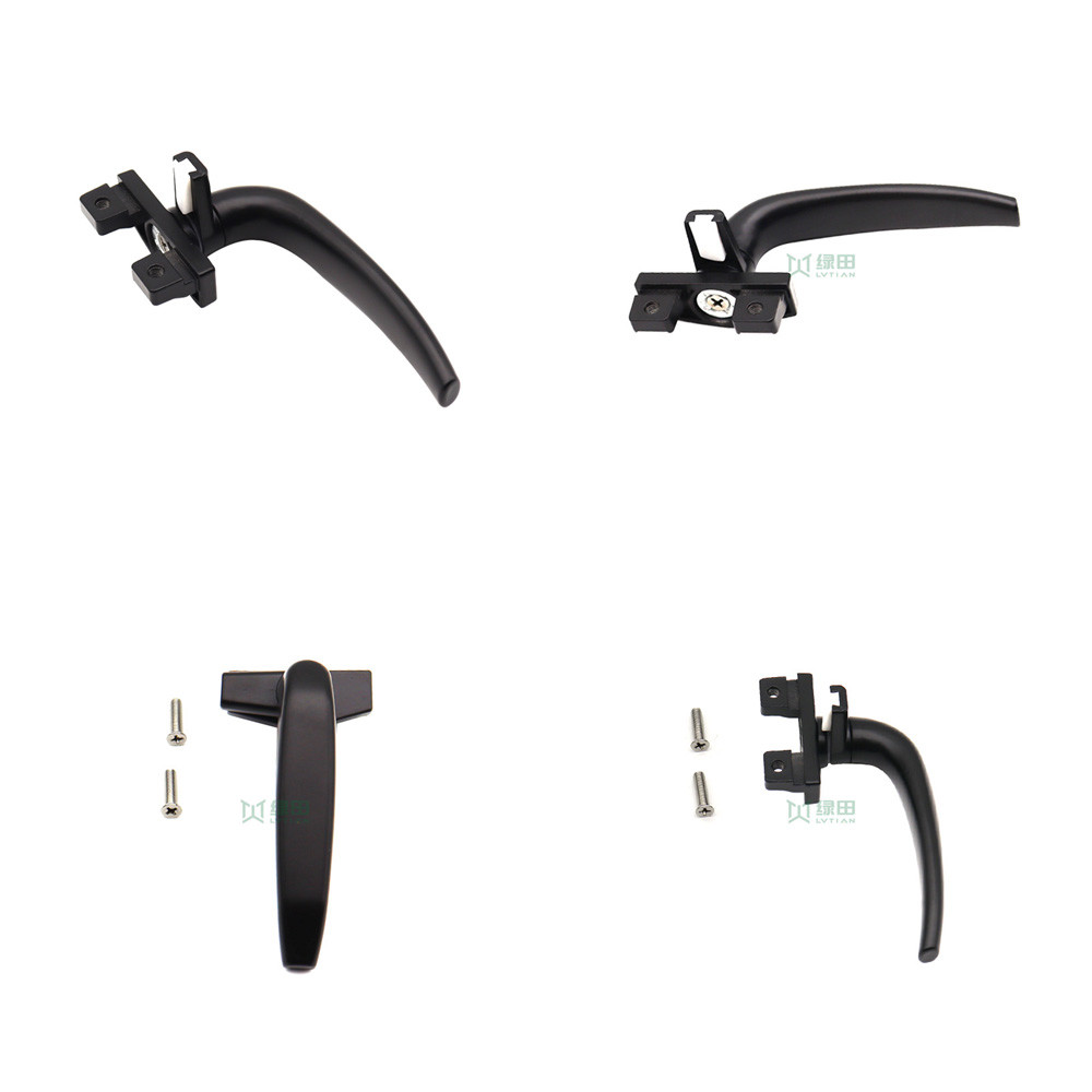 Left Right Aluminum Door And Window Handles Anti Theft Customizable