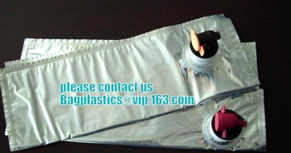 Aseptic Soap Milk Juice Water Red Wine Pack Plastic Bag In Box 5 L With Spout Tap,2L 3L 5L plastic valve wine bag in box