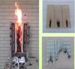 Horizontal Vertical Textile Testing Equipment Flammability Testing Chamber AC