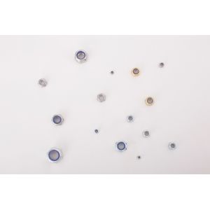 China Nylon lockDIN 982 - Prevailing torque nuts with nonmetalic insert  M6-M24 class 6 class 8 class 10  ZP YZP COLOR on sale