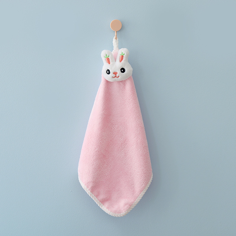 Hotel Bathroom Towel Set Super Absorbent Polyester Towels in Adorable Cartoon Designs