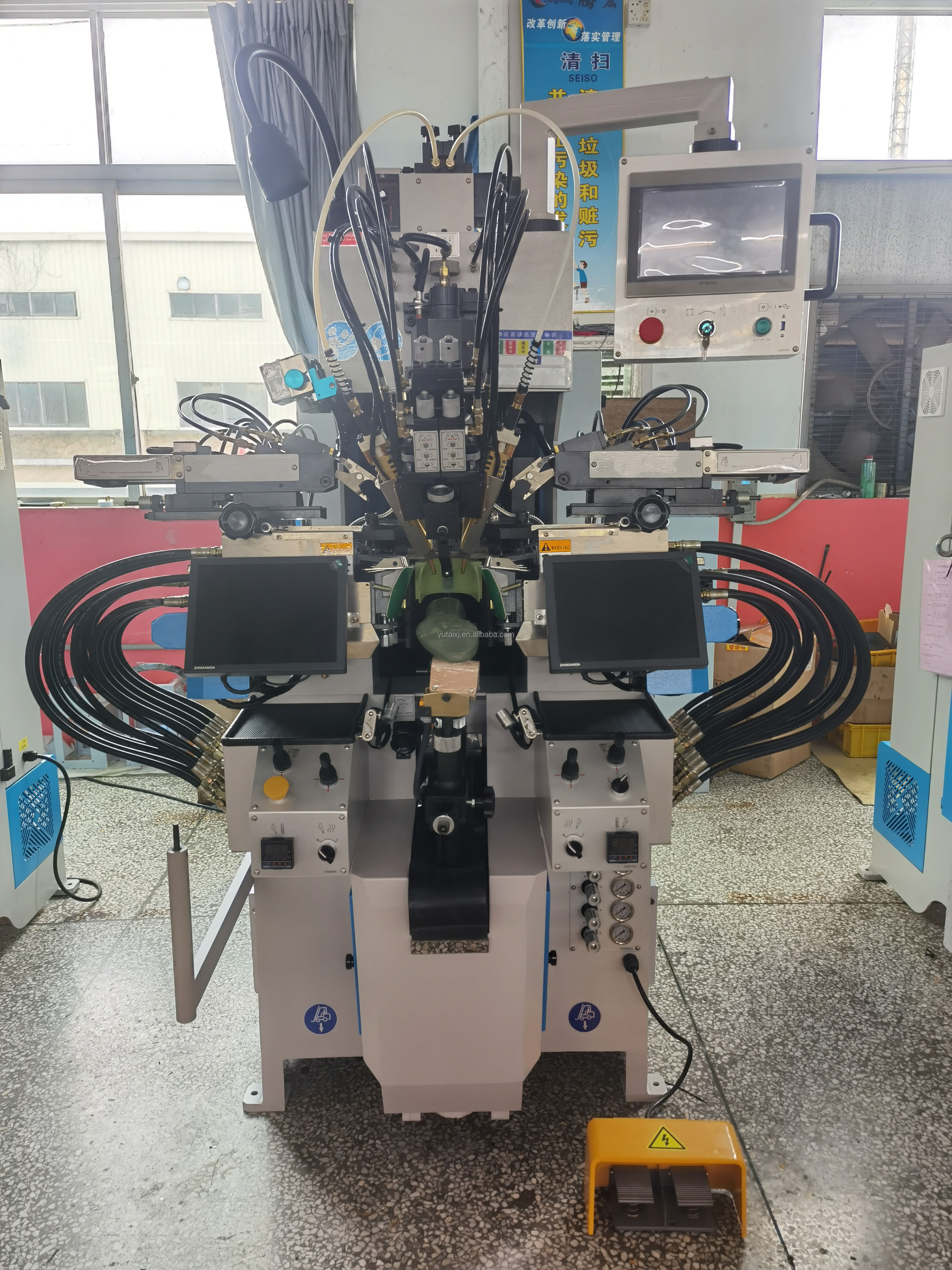 YT-720A Automatic Side Lasting Machine 1050KG For Medium Thick Material