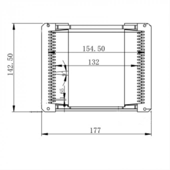 6 Inch Metal Wafer Cassette Box For Silicon Wafer Glass Wafer Baking Test