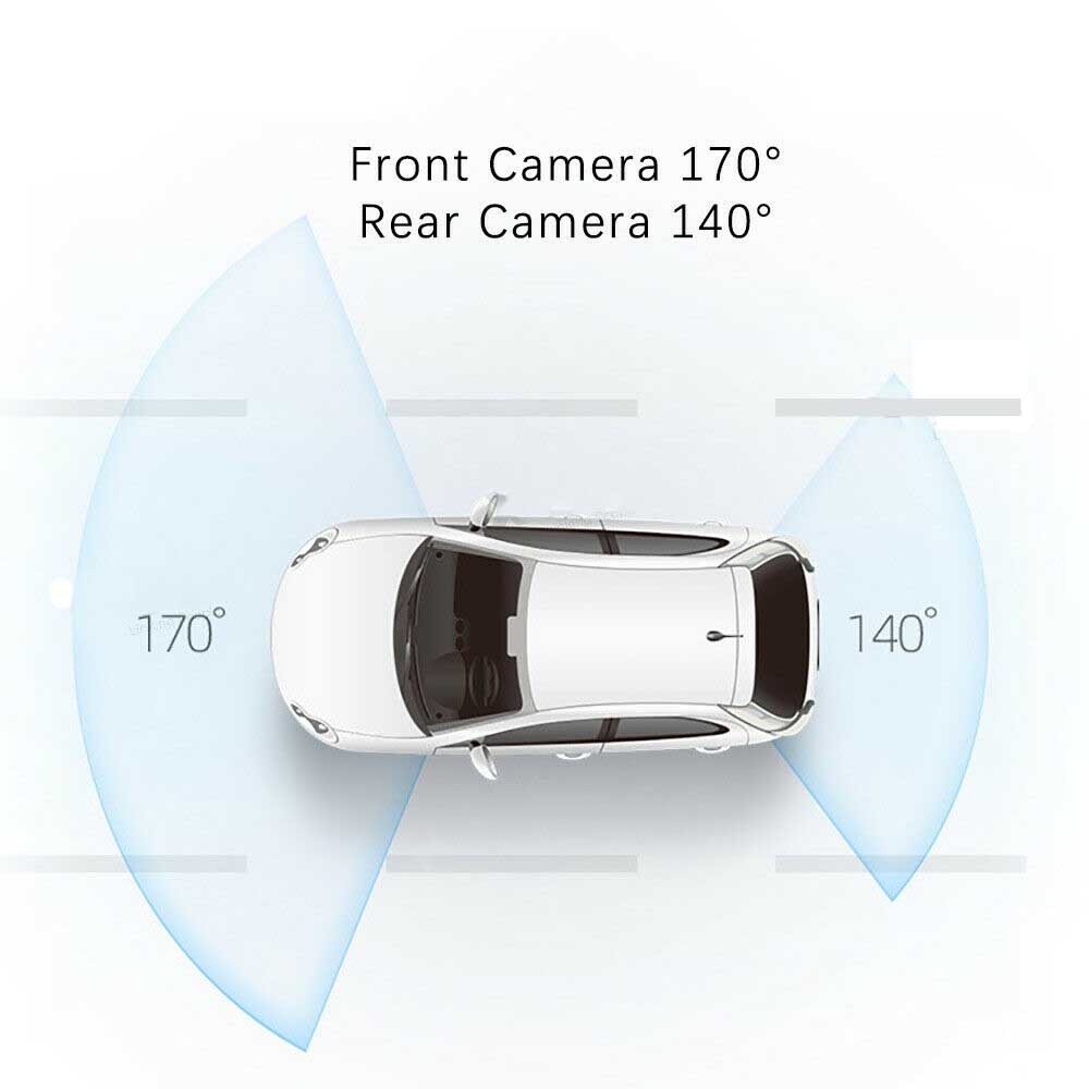 Car DVR Mirror Live View Dash Cam With Motion Detection 4.5 Inch