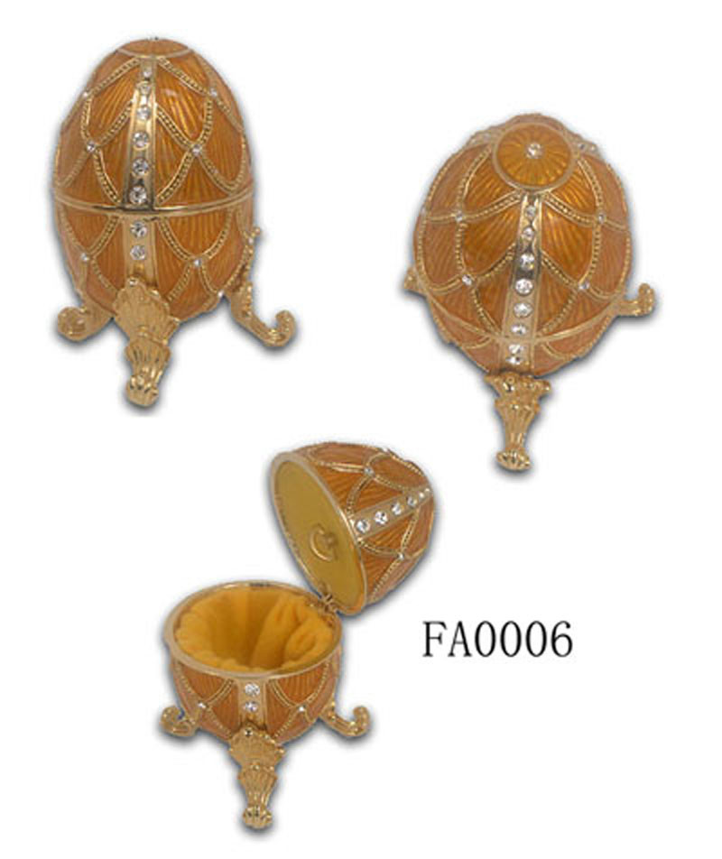 New Vintage Egg Shaped Music Box Faberge Egg Music Box Pewter Figurine Musical Egg Jewelry Box Enamel Pewter JewelryBox