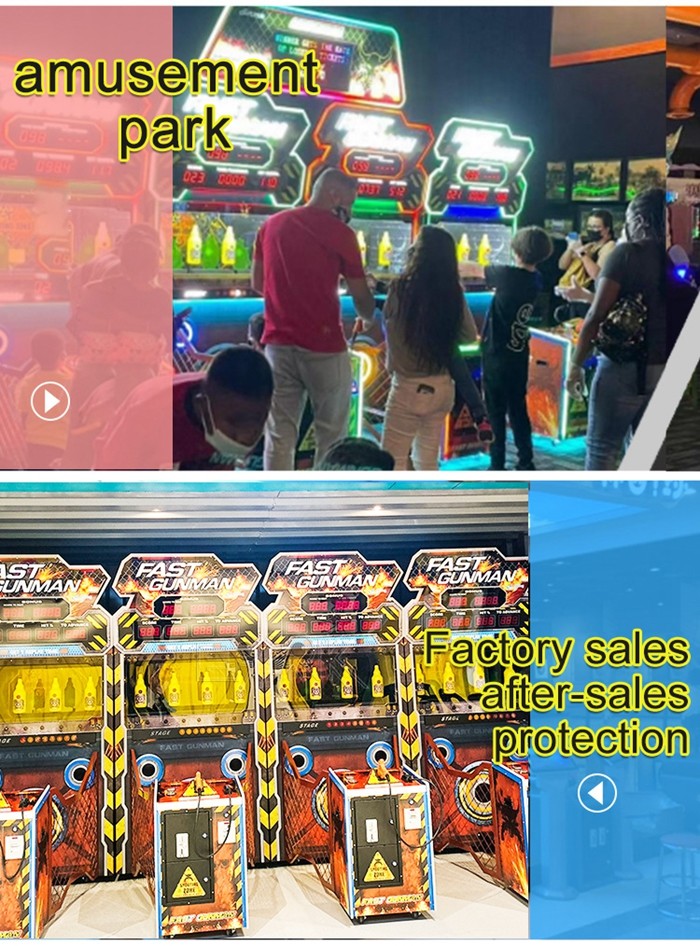 Indoor Coin Operated Video Shooting Equipment Fast Shooter Arcade Game Machine