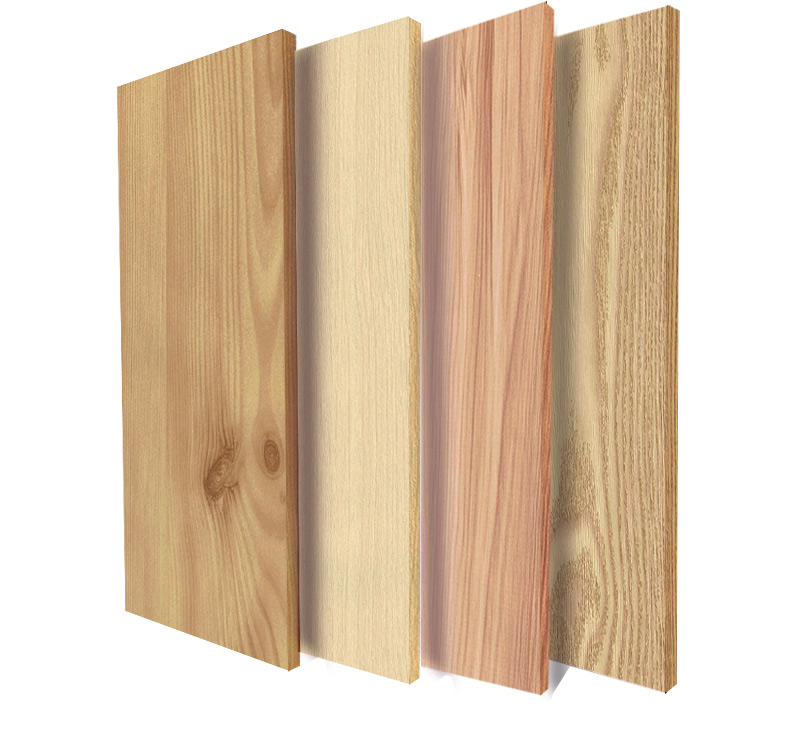 Glossy Wood Grain PVC Film 0.14mm-0.16mm Thickness Wood Embossed Film