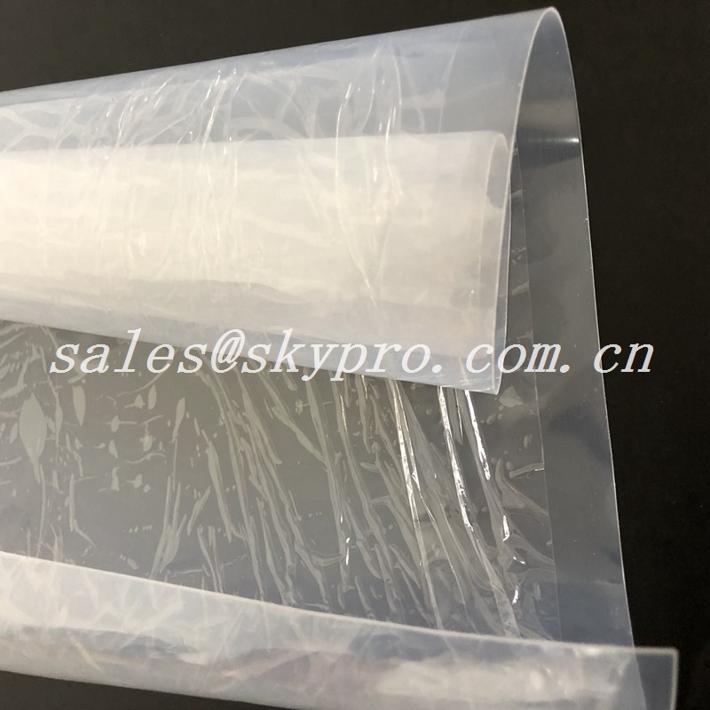 Heat Resistant Transparent Silicone Rubber Sheet Roll 2mm 3mm Thin Thickness