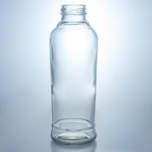  Glass Bottle with Metal Lid Food Grade Best Seller Juice Milk Ketchup Salad Chili Sauce Manufactures