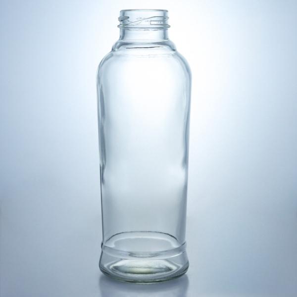 Glass Bottle with Metal Lid Food Grade Best Seller Juice Milk Ketchup Salad