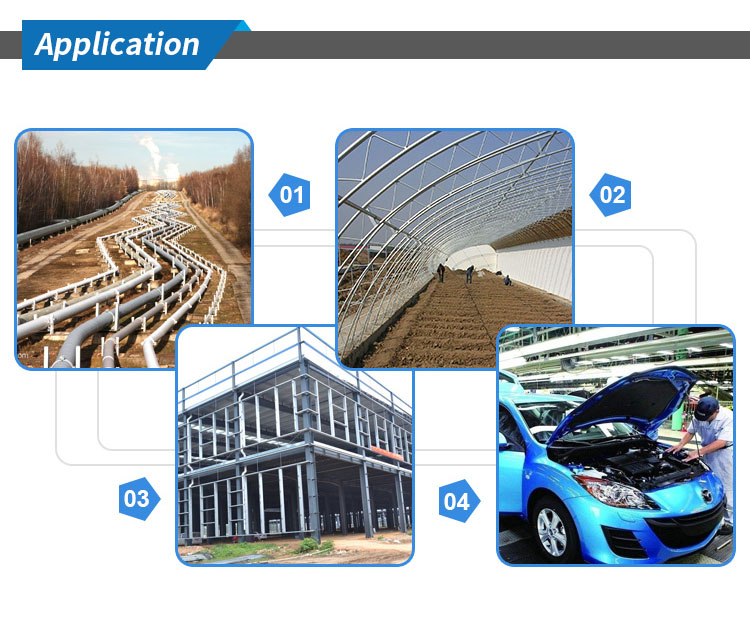Hot Rolled Square Galvanized Steel Pipe 4m - 10m Straight Seam Welded Pipe