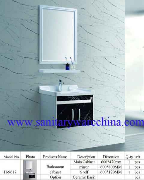 Modern Alunimun Bathroom Vanity/ aluminum alloy bathroom cabinet/Mirror Cabinet