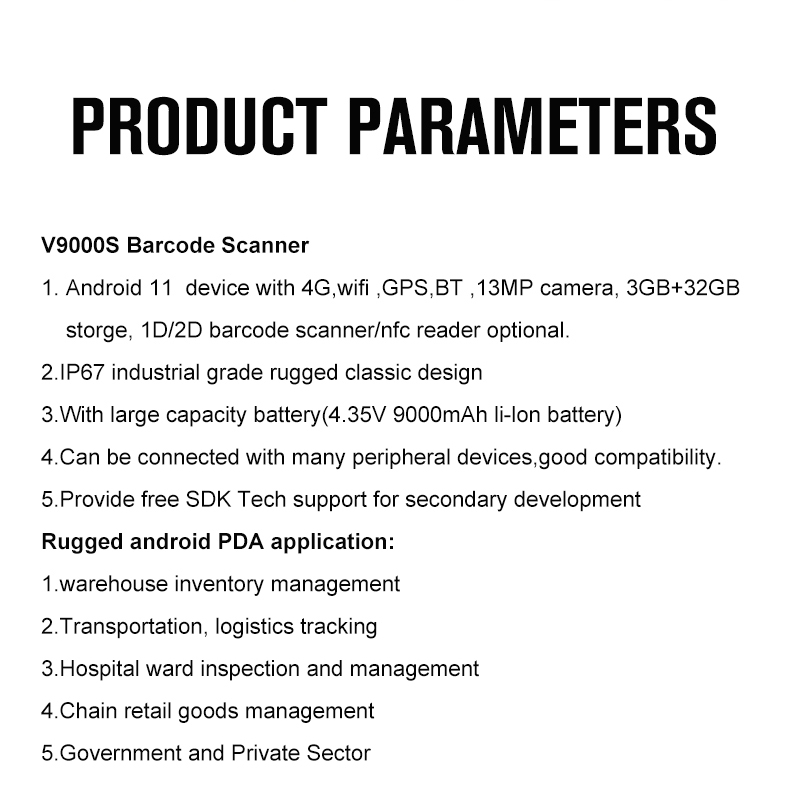 Logistic Inventory Management Android Handy Scan Barcode bar Code Reader Pda