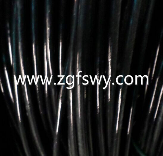 black pvc coated iron wire