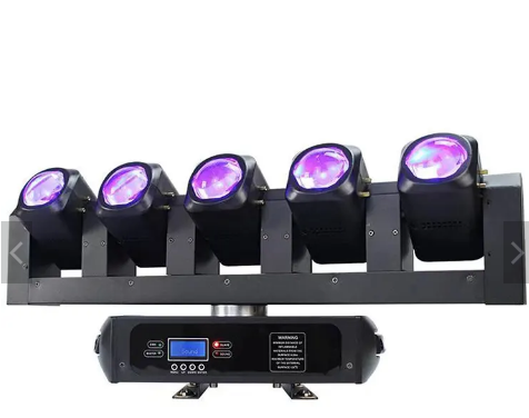 ATG 8 Moving Heads Scan Laser Lights 80lm/w DMX 3d Vertical Tube 95Ra