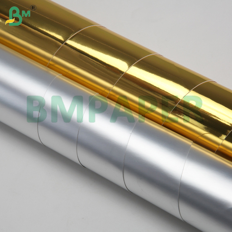 Silver and Gold Glossy Metallic Finish 250gsm For Folding Carton Boxes