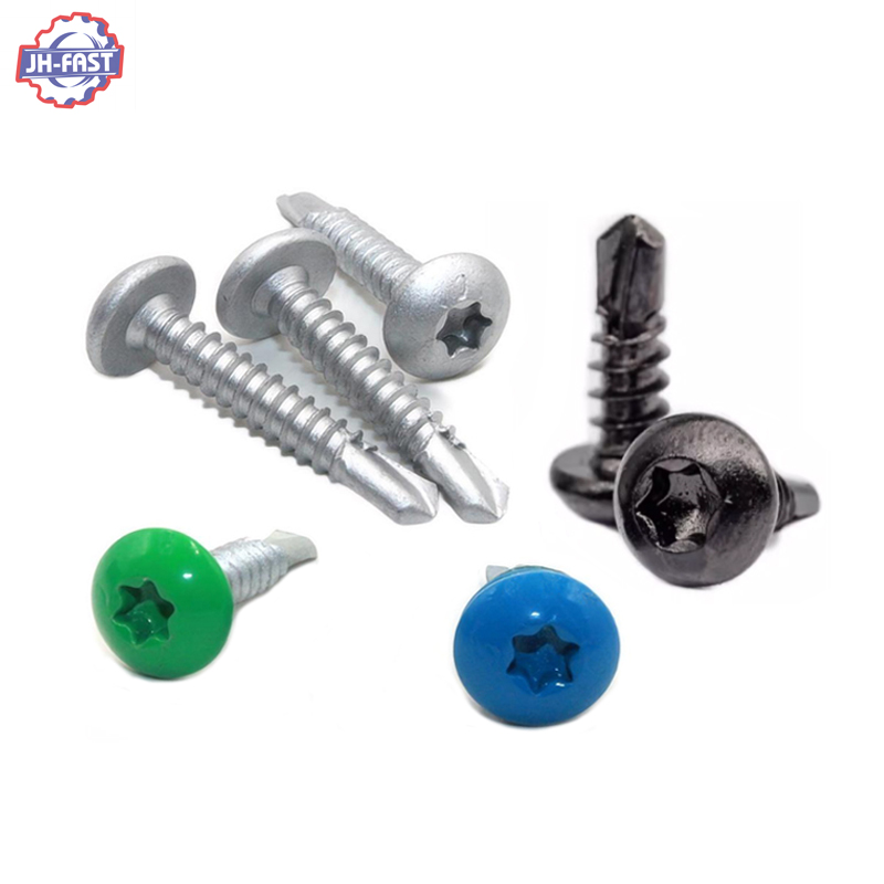 Black Torx Button Mushroom Head Screw M2 M2.5 M3 M4 M5 M6 M8 Anti-theft Tamper Proof Pin
