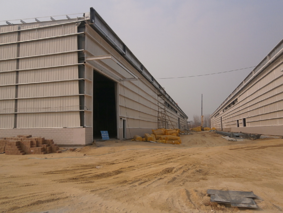 H Beam Pre Engineering Steel Building Steel Structure Industrial Warehouse Construction