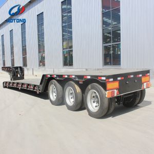 China Hydraulic Removable Gooseneck Lowboy Trailer 100T Payload 18000mm on sale