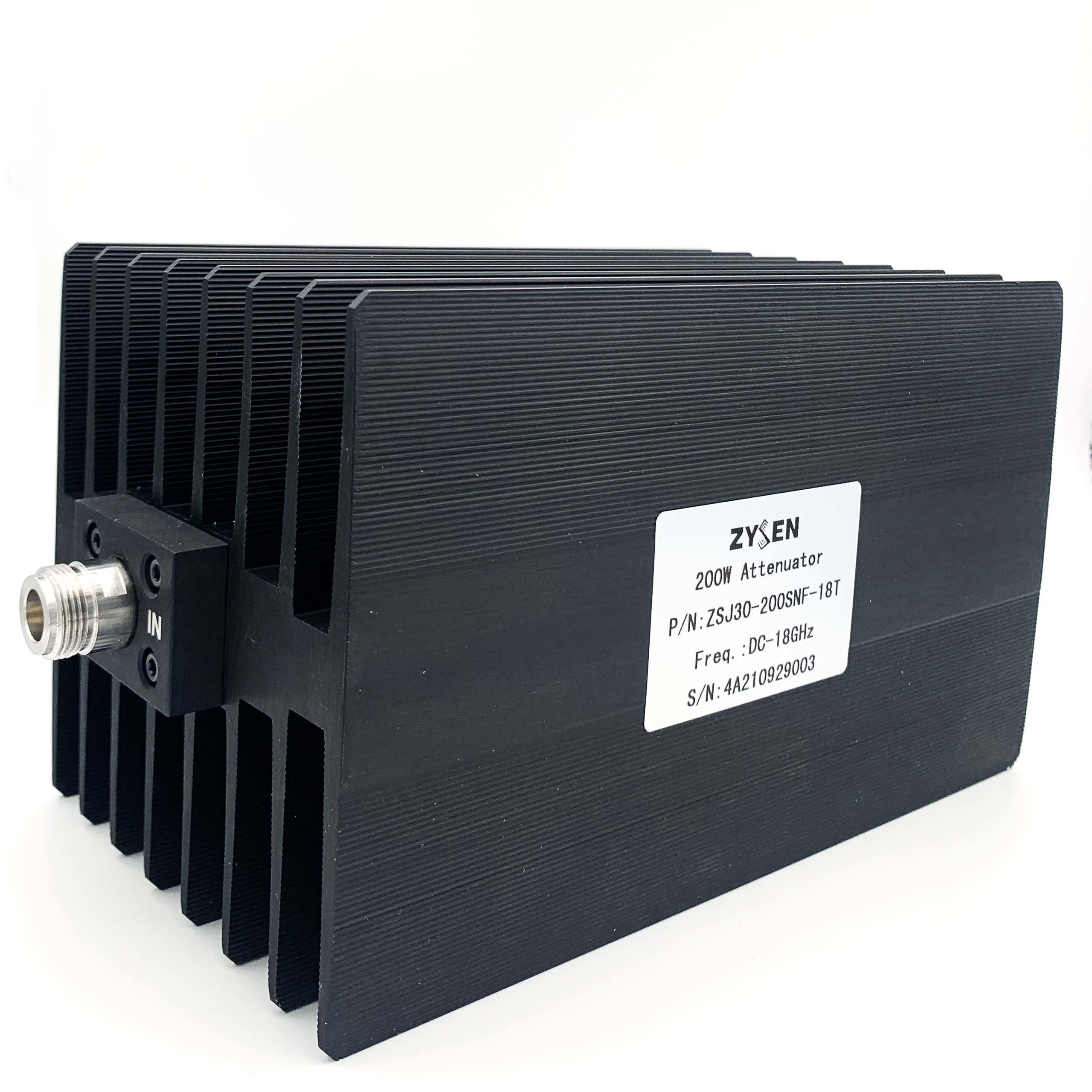 Female Connector Microwave Fixed Attenuator 18GHz 30dB 100w