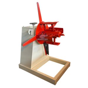  3 ton manual decoiler coil stand decoiler decoiler machine uncoiler Manufactures