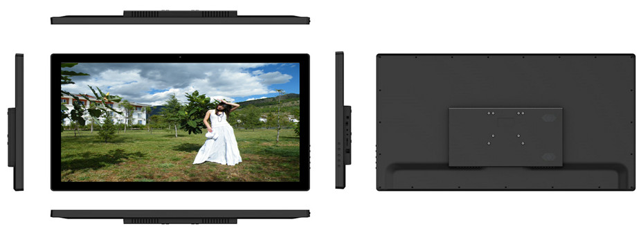 Interactive Digital Signage Wall Mounted Metal Optional Size 21.5,23.8,27,32 etc. for medicine, POS, vending