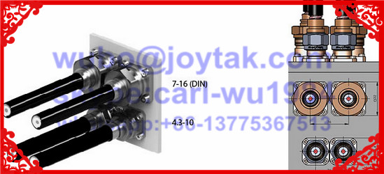 4.3-10 connector Male solder type for 1/2 cable high quality Tri-alloy body PIM ≤-160dBC