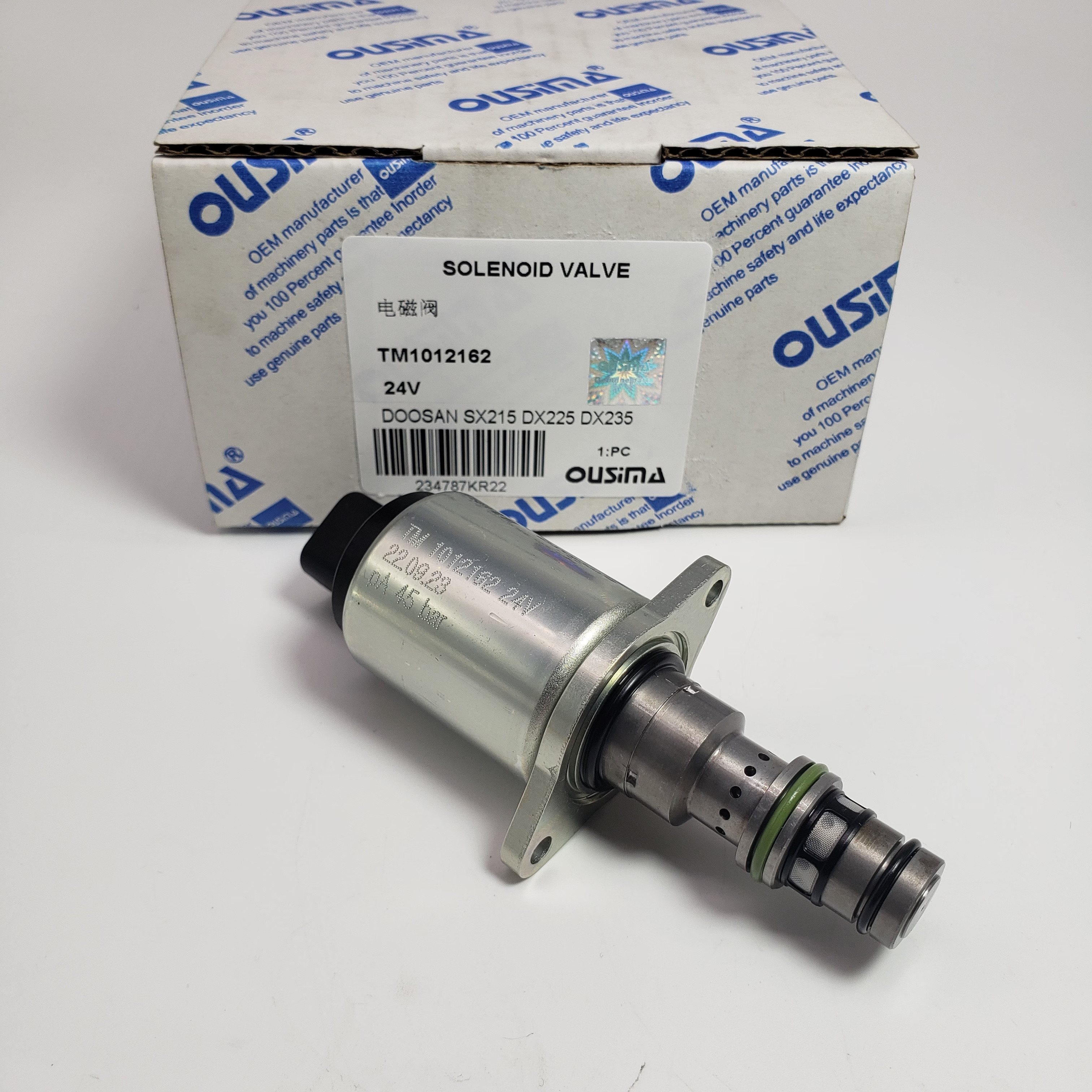 Proportional Solenoid Valve TM1012162 24V For Doosan DX215 DX225 DX235