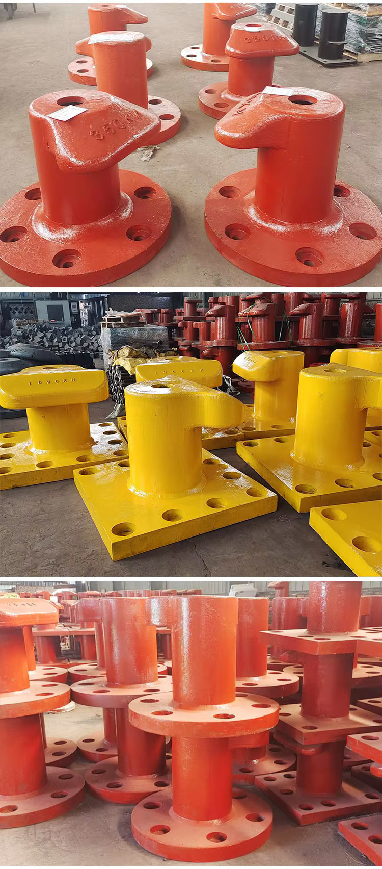 Adjustable Height Mooring Bollards Anti Slip Surface Nautical Bollards