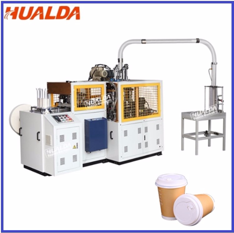 High Speed Paper Cup Forming Machine , 4 Kw Power Lid Forming Machine
